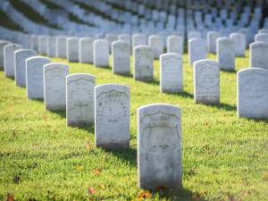 Arlington National Cemetery in late autumn