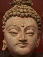 head of a Buddha figure found on the Mes Aynak archeological site