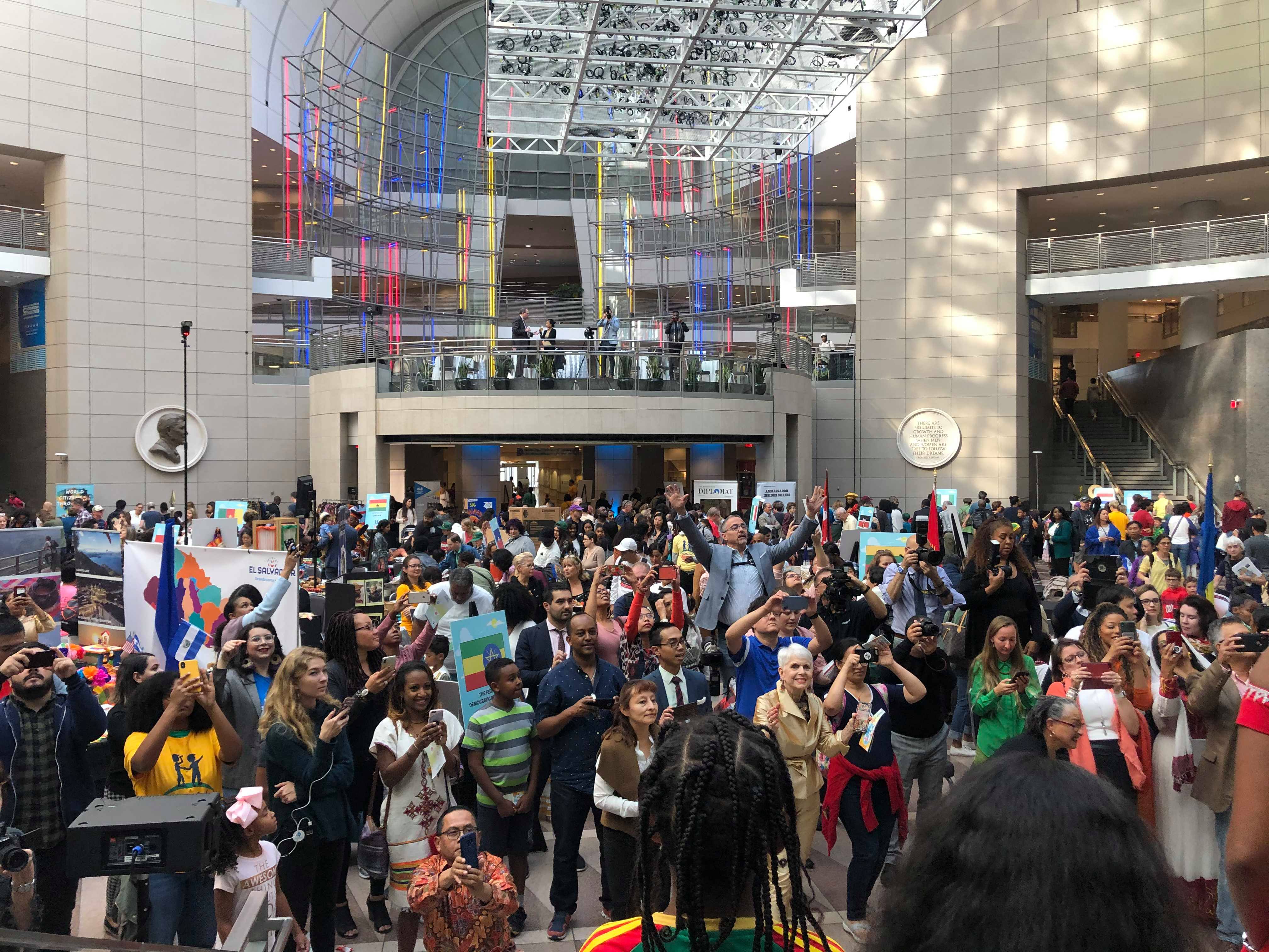 I put the Buddhas back together! <br />ARCH at Washington DC's International Children's Festival